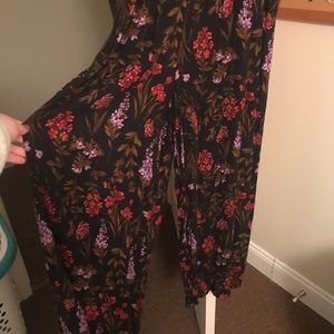 American Eagle Floral Jumpsuit